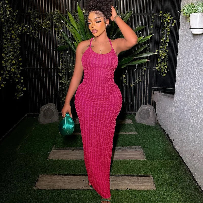 Never Basic Hot Pink Dress