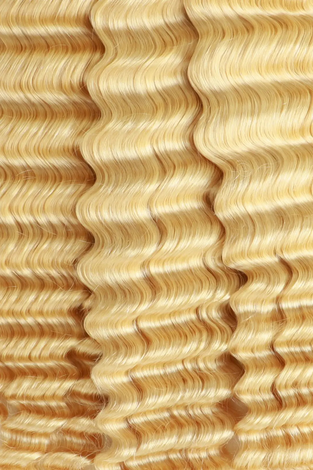 613 Blonde Deep Wave Bulk Human Hair