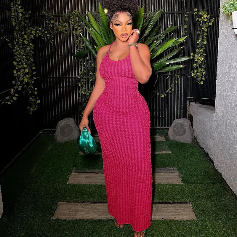 Never Basic Hot Pink Dress