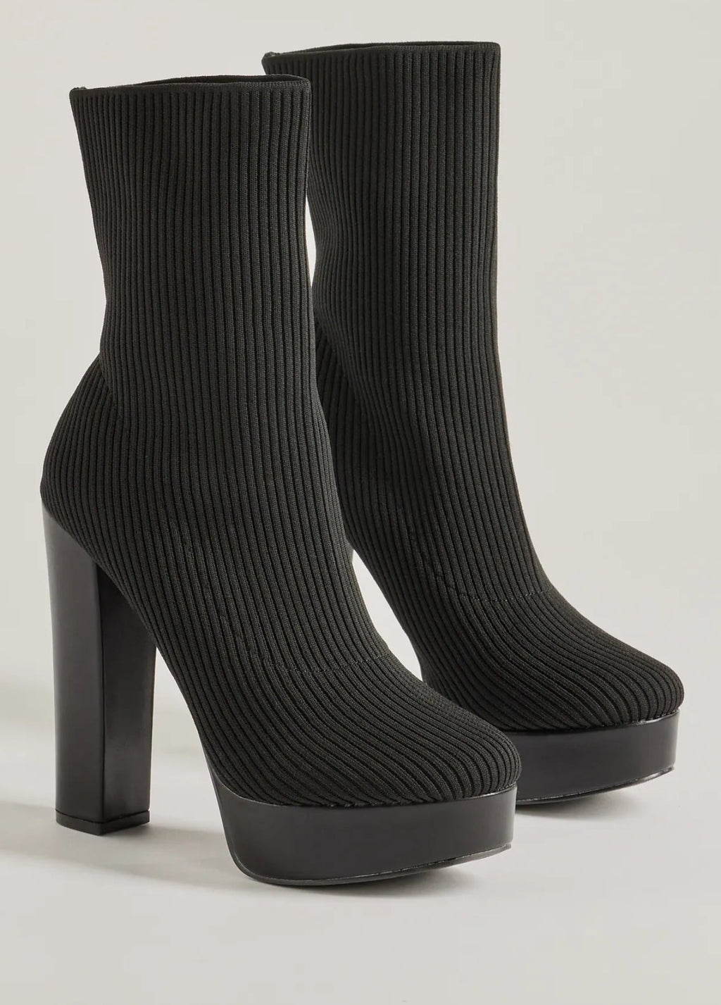 Noir Elevate Sock Boot