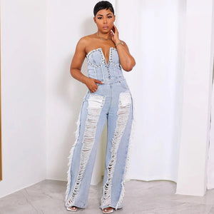 Denim Jumpsuits