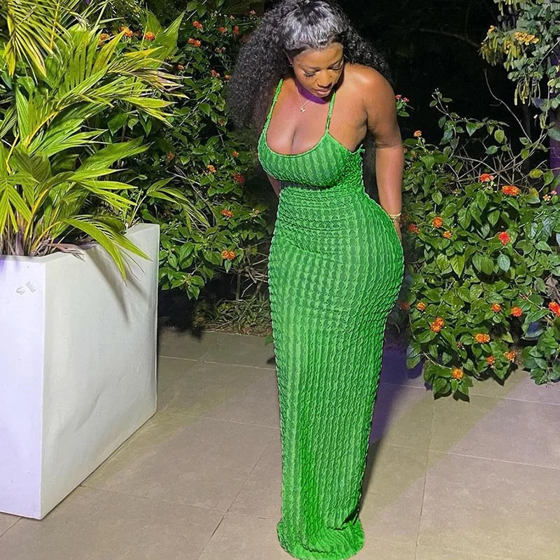 Never Basic Green Dress