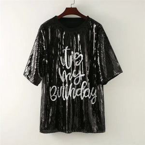 Sequin Birthday Outfits Dress